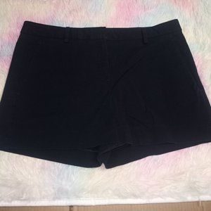 Theory Navy Blue Cotton Shorts